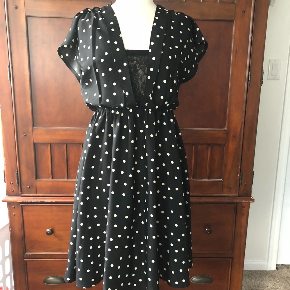 H&M polka dot dress